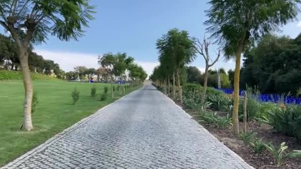 Setembro 2020 Lisboa Portugal Imagens Fixas Belo Jardim Éden Buda — Vídeo de Stock