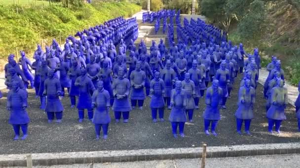 Septiembre 2020 Lisboa Portugal Imágenes Fijas Del Hermoso Jardín Buddha — Vídeo de stock