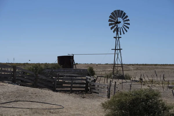 Belo Exemplo Rua Vazia Deserto Região Norte Patagônia Distrito Valdes — Fotografia de Stock