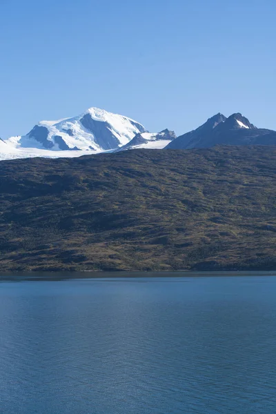 Southern Coast Chile Presents Large Number Fjords Fjord Channels Latitudes — Stock Photo, Image