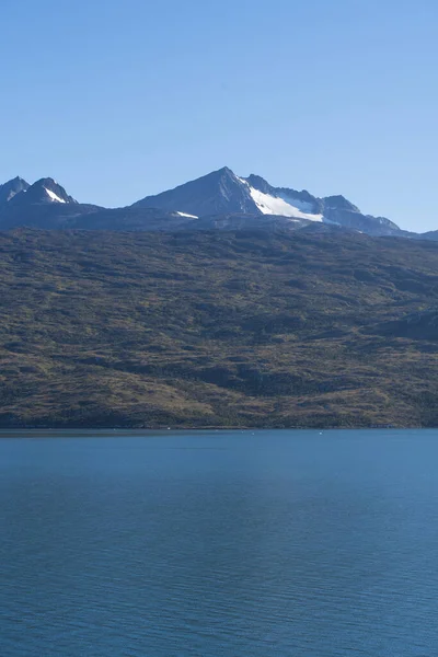Côte Sud Chili Présente Grand Nombre Fjords Chenaux Semblables Des — Photo