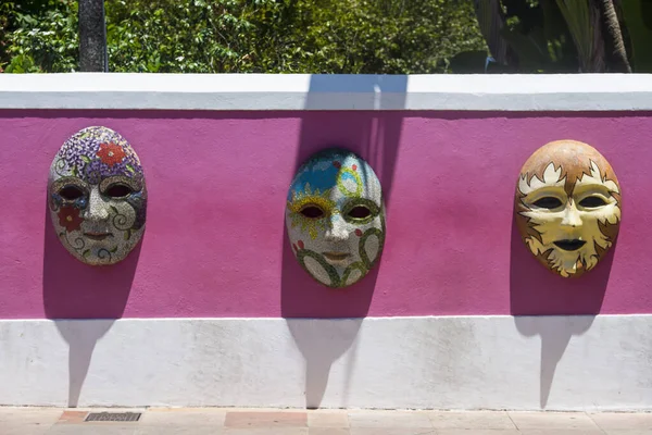 Olinda Brasilien 2018 Maske Straßenkunst Olinda Pernambuco Brasilien — Stockfoto