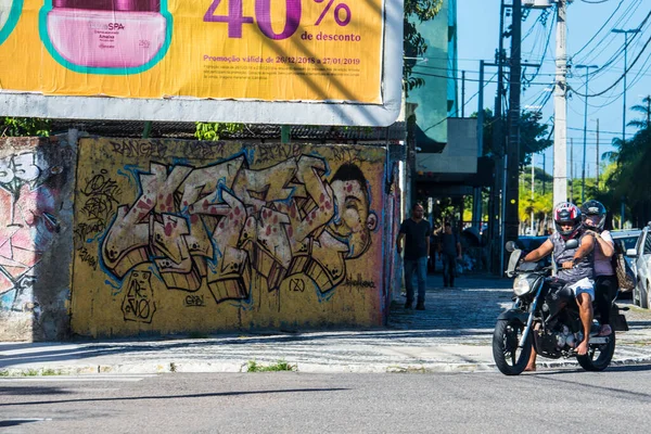 Recife Pernambuco Brazilië 2018 Zonnige Vakantie Straten Van Recife Antigo — Stockfoto