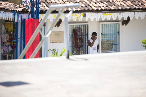 Olinda Brazilië 2018 Kleurrijke Braziliaanse Straatmarkt Historische Straten Van Olinda — Stockfoto