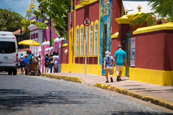 Olinda Brasil 2018 Las Históricas Calles Olinda Pernambuco Brasil Con —  Fotos de Stock