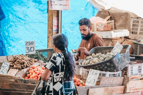 Sri Lanka Colombo 2020 Traditional Street Market Colombo Sri Lanka — Stock Photo, Image