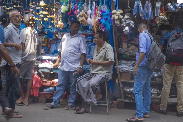 Colombo Sri Lanka Aprile 2019 Vicino Mercato Pettah Mercato Manning — Foto Stock