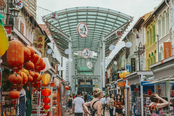 Сингапур Мая 2019 Года Чайнатаун Сингапуре Знаменитое Место Туристов Посетить — стоковое фото
