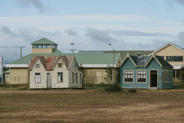 Zlatá Pšenice Létala Panorama Domácím Zemědělským Nářadím Venkovská Krajina Prázdná — Stock fotografie