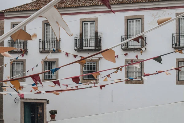 Obidos Portugal 2020 Tiendas Recuerdos Coloridas Calles Estrechas Ciudad Medieval — Foto de Stock