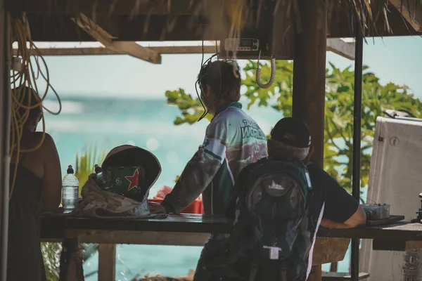 Rarotonga Ilha Cook Maio 2019 Pessoas Desfrutam Suas Férias Ilha — Fotografia de Stock