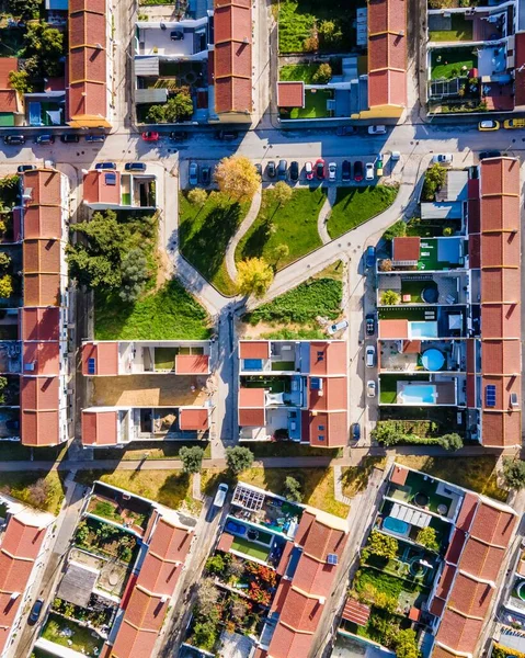 Letecký Pohled Moderní Rezidenční Čtvrť Lisabonu Portugalsko — Stock fotografie