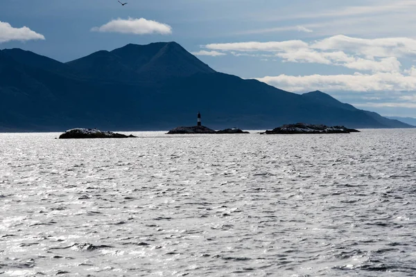 Lapataia Baai Landschap Tierra Del Fuego Landschap Van Atlantische Oceaan — Stockfoto