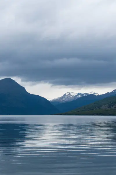 Lapataia Baai Landschap Tierra Del Fuego Landschap Van Atlantische Oceaan — Stockfoto