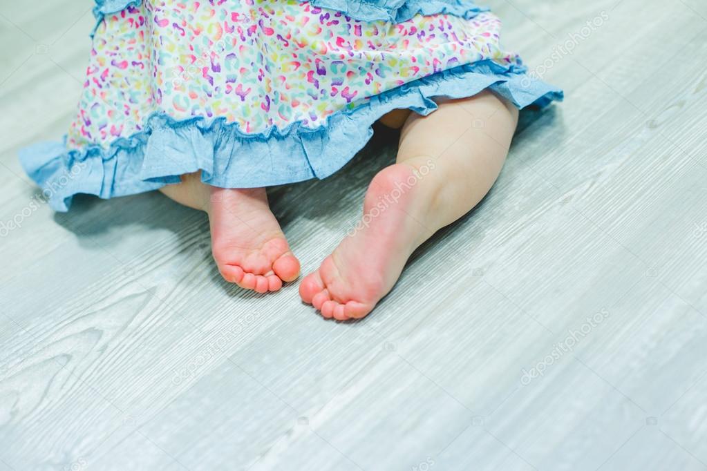 Close up of childs feet — Stock Photo © Bajneva #115636686