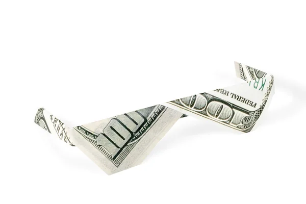 Glasses origami made of money Stock Photo