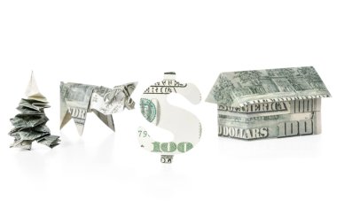 Origami dolar işareti