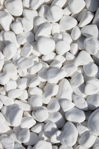 White pebbles background — Stock Photo, Image