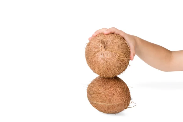 Quebre o coco — Fotografia de Stock