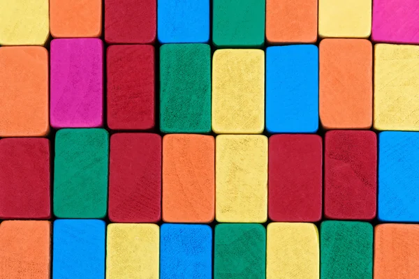 Multi-colored wooden blocks — Stock Photo, Image