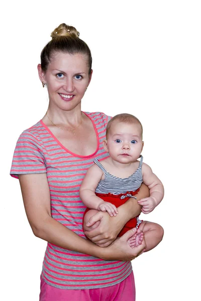 Mom with baby in her arms — Stock Photo, Image