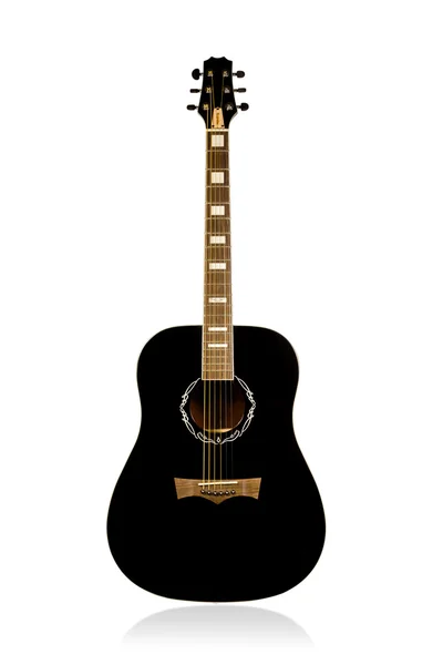 siyah akustik gitar