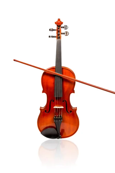 Cello with bow — Stock Photo, Image