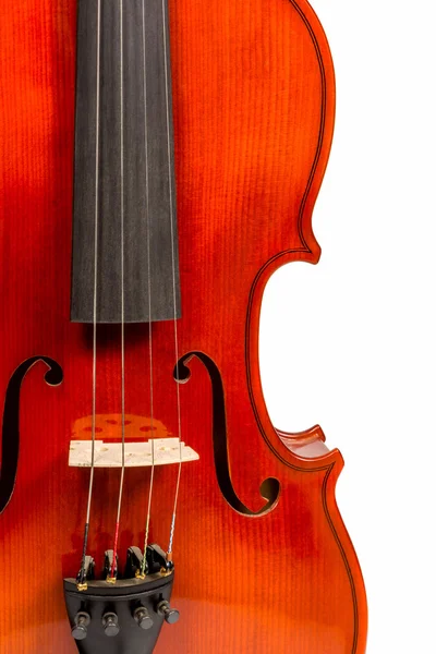 Part violin closeup — Stock Photo, Image