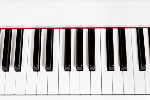 Lukk pianonøklene. – stockfoto