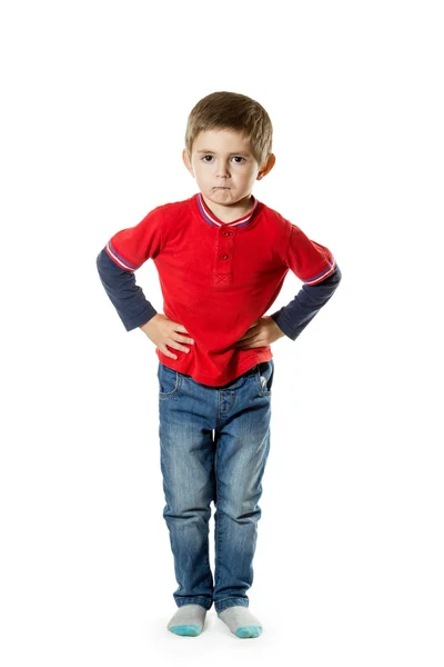 Portrait of a boy in full growth — Stock Photo, Image