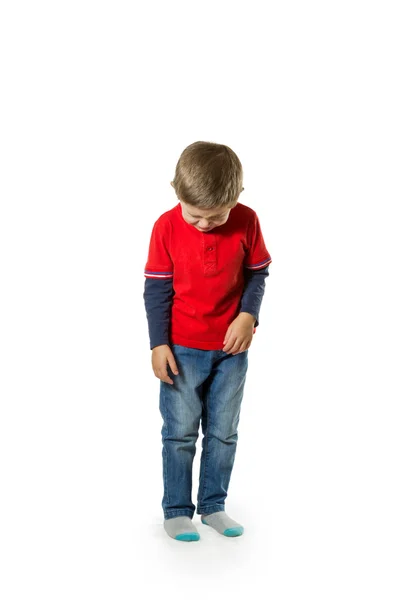 Child standing crying — Stock Photo, Image