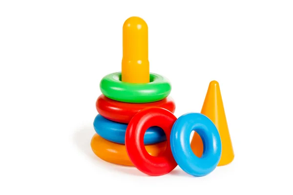 Pyramid toy dismantled — Stock Photo, Image