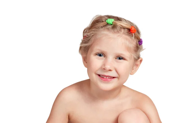 Portrait of a smiling girl — Stock Photo, Image