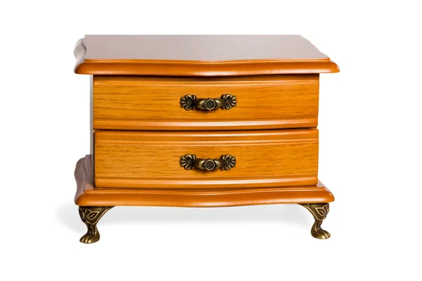 Período de regencia de cajonera madera vintage original antiguo — Foto