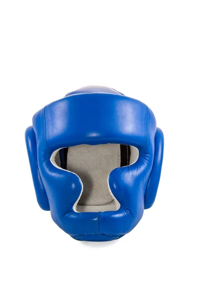 Blue helmet boxer — Stock Photo, Image