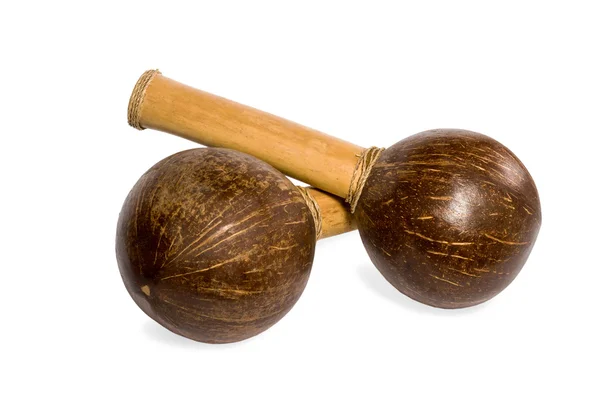 Maraca z orzechów kokosowych — Zdjęcie stockowe