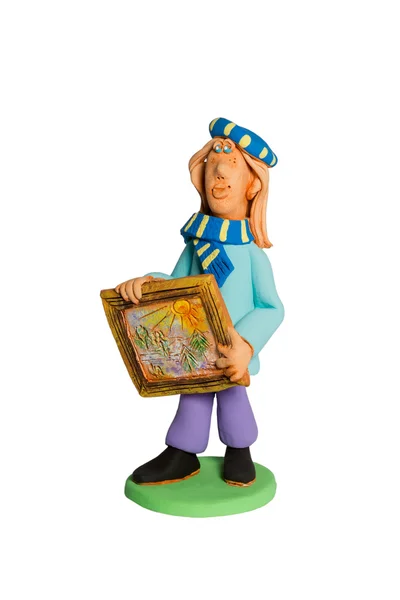 Figurine artist — Stock Photo, Image