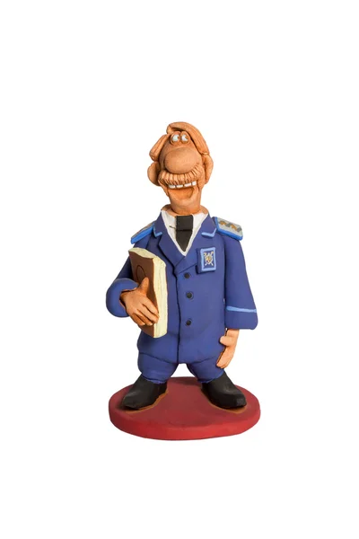 Figurine customs officer — Stock Photo, Image