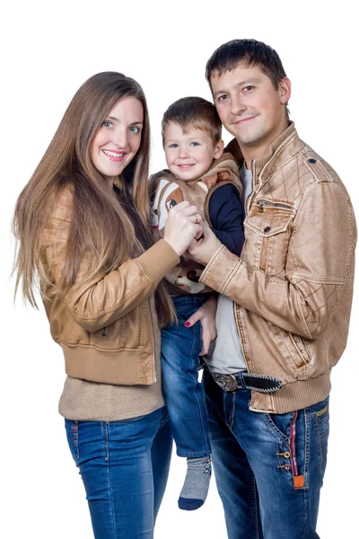 Portrait of happy family — Stock Photo, Image