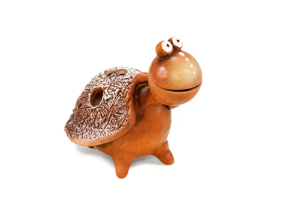 Funny ceramic turtle — Stock Photo, Image