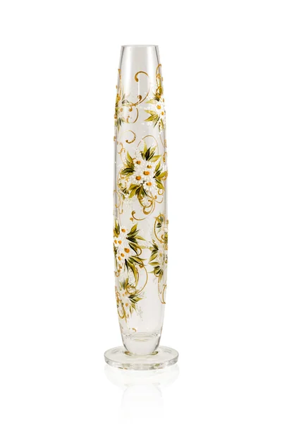 Elegante lange bloemenvaas — Stockfoto