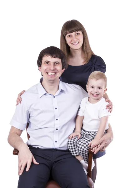 Portrait happy family — Stock Photo, Image