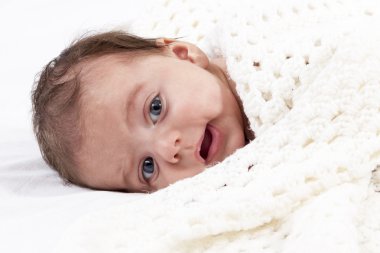 Yeni doğan bebek portre portresi