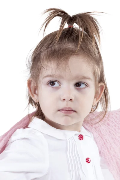 Portret van mooie babymeisje — Stockfoto