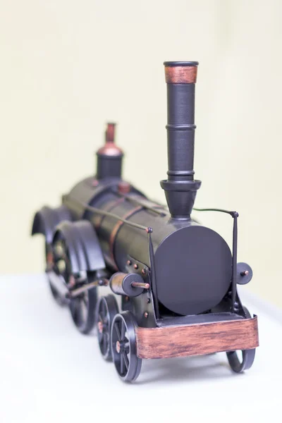 西方的老式模型火车与管 — 图库照片
