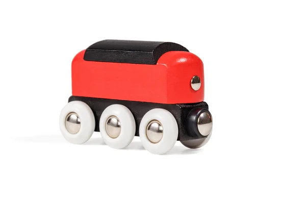 Children wooden locomotive — Stock Photo, Image