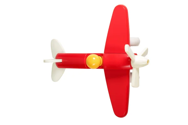 Rot ein Holzflugzeug für Kinder — Stockfoto