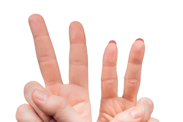 Finger gest frihet — Stockfoto