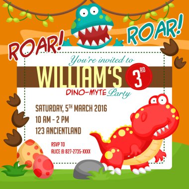 Download Dinosaur Party Premium Vector Download For Commercial Use Format Eps Cdr Ai Svg Vector Illustration Graphic Art Design PSD Mockup Templates