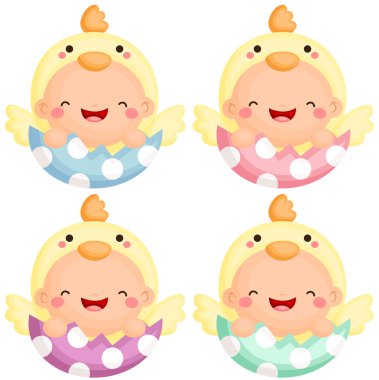 Paskalya kız bebek kostüm